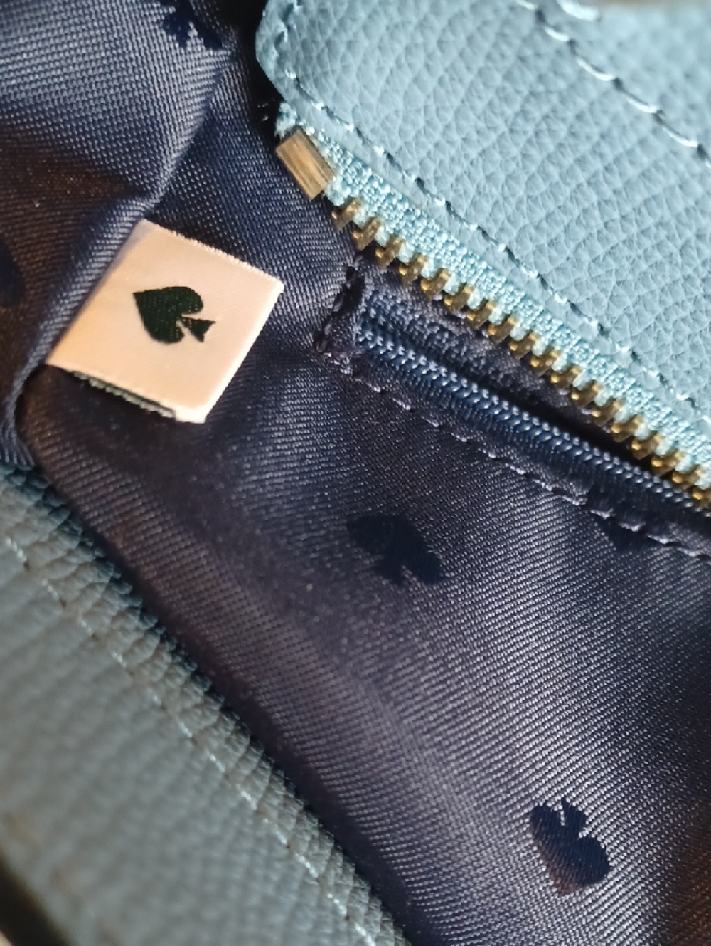 NWOT ** Kate Spade Frannie Scotch Pine Blue Medium Satchel - Picture 13 of 13